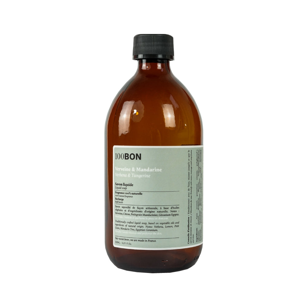 100BON • Recharge Savon Verveine & Mandarine • 500 ml